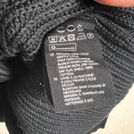 COS Black Cut Out Ribbed Knit Cotton Oversized Pullover Sweater Size M Photo 8