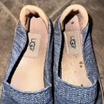 Uggs heathered blue striped size 7 comfortable slip on loafers Photo 1