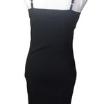 Calvin Klein Brand New zip-up ribbed mini dress Size XL X-Large black logo Photo 4