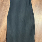 Aerie  Black Ribbed Maxi Dress Photo 0