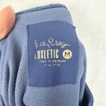 Lilly Pulitzer  Luxletic Blythe Velour Pullover Size Medium Navy Thumbholes Photo 3