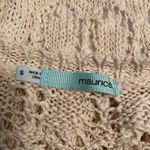 Maurice's sweater high/low style open crochet style size small Photo 7