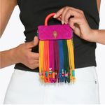 Kurt Geiger Micro Handle KENSINGTON Fringe Mini Bag Photo 2