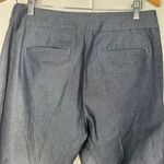 Ann Taylor  Factory The Ankle Signature Grey Subtle Pattern Dress Pant Size 8 Photo 3