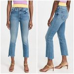 💕MOTHER💕 The Insider Crop Step Fray Jeans ~ Juicin' 34 NWT Blue Photo 6