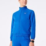 FIGS  Sydney Scrub Jacket in Royal Blue, Size Medium Photo 0