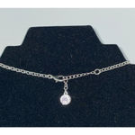 Liz Claiborne LC Silver Tone 5 Ring Necklace Ajustable Photo 3