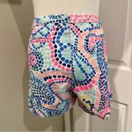 Lilly Pulitzer Adie Shorts Multicolor Cotton Tile Wave Summer Style Size 10 Photo 1