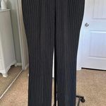 Star City Black pinstripe straight leg trousers with a subtle pleat #workwear Photo 1