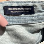 Hollister  light blue high rise mom jean Photo 4