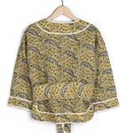 Ba&sh Blousson Roko Lady Jacket Paisley Block Print Quilted size US 4 Photo 1