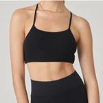 WESLEY Rivington Ribbed Tencel Bralette in Black Photo 0