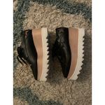 Stella McCartney Stella McCartney Elyse Black Star Platform Oxfords Lace-up Shoe Photo 2