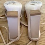 Raye  - Toe Strap Wrap Around Heel Sandals in Nude Photo 6