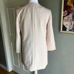 Talbots  Blush Pink Collarless Button Front Coat Jacket, Peacoat, Feminine 4P Photo 6
