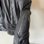 Harley Davidson FXRG Series 1 Black Leather Motorcycle Riding Jacket Size S Photo 6