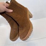 Dolce Vita Tan Suede Leather Platform Castor Ankle Boots Women’s 6.5 Chukka Photo 5