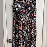 Anne Klein Floral Dress - Navy and Coral Photo 0