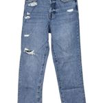 Pistola Straight Leg Blue Denim Distressed Jeans size 25 Women Photo 0