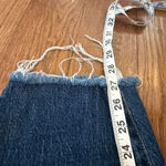 Old Navy  high rise OG straight raw hem jeans size 16 Photo 3