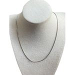 Vintage Milor Italy 925 Sterling Silver Snake Serpentine Chain 18” Necklace Photo 0