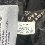 American Eagle  Mom Jeans Womens 4 Curvy Black High Rise Stretch Minimalist Photo 7