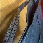 Cole Haan  Black Shoulder Bag with Polished Leather Finish Photo 9