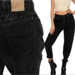 Lee 80's Made in the USA Wedgie Fit Mom Jeans Black 26X28 Petite Photo 1