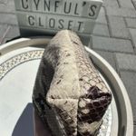 Donald Pliner Courture Donald J Pliner snakeskin leather clutch/wristlet Photo 11