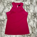 The Limited  Hot Pink Cut Out Top Barbiecore Girly Stretch Halter Style Y2K Vibes Photo 0