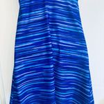 Athleta 984279 Printed Shorebreak Swim Dress Blue UPF 50+ Petite Size XXSP Photo 7