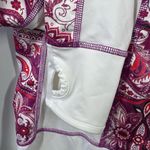 Athleta  Top Women's S Pink Red White Long Sleeve Hoodie Pullover Spring Active Photo 7