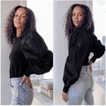 Lulus LULU’S Endless Inspiration Black Long Puff Sleeve Top Photo 1