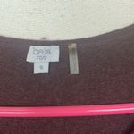 Bela NYC womens small burgundy long sleeve sweater wool soft casual Red Photo 1