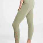 Athleta Salutation Stash Pocket II Cutout 7/8 Tight Mountain Olive XS NWT Photo 7