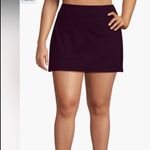 Lands' End  tummy control quick dry swim skirt bottoms black plus SIZE 18 W nylon Photo 10