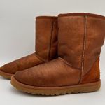 UGG  Women's Classic Short Metallic Light Brown Size 7 Photo 5