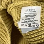 Madewell Valley Sweater Tank Womens XS Yellow Boxy Sleeveless Minimalist Basic Photo 4