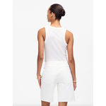 Madewell The 1997 Denim Bermuda Short Pure White Rigid High Rise US 31 NWT Photo 3