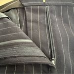 Ann Taylor Womens Pants Navy Blue Devon Fit Pinstripe Career Slacks Size 12 Photo 7