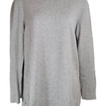 J Jill Gray Crew Neck Long Sleeve Cotton Blend Sweater Women Size S Photo 0
