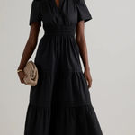 Quince 100% Organic Cotton Poplin Tiered Maxi Dress Photo 0