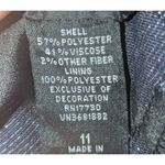 Anna Sui Black & Purple Houndstooth Shimmer Dress Size 11 Photo 3