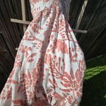 NEW Bombay Paisley Pink Print With Mirrored Accent On BODICE Dress XS Silver Photo 10