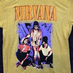 Nirvana Nevermind Tour Band Poster Grunge Band T-Shirt L Photo 1