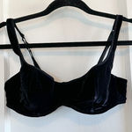 Victoria's Secret Victoria's‎ Secret | Velvet Black Lined Embroidered Luxury Bra 36C Photo 0