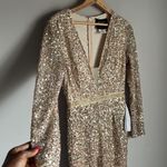 Mac Duggal NEW  Long Sleeve Sequin Jumpsuit Photo 7