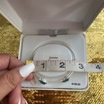 Kohls Kohl’s Genuine Marcasite Silver Plated Open Bangle Bracelet Photo 8