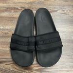 Hunter Originally Elastic Black Slide Sandals Size 7 Photo 1
