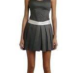 Yinuo Women's Black Pleated Mini Skirt Sporty & Chic Size M Edgy Preppy Photo 0